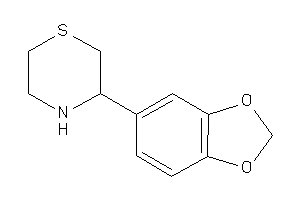 3-(1,3-benzodioxol-5-yl)thiomorpholine