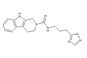 Image of N-[3-(1,2,4-oxadiazol-5-yl)propyl]-1,3,4,9-tetrahydro-$b-carboline-2-carboxamide