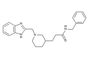 3-[1-(1H-benzimidazol-2-ylmethyl)-3-piperidyl]-N-benzyl-propionamide