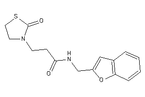 N-(benzofuran-2-ylmethyl)-3-(2-ketothiazolidin-3-yl)propionamide