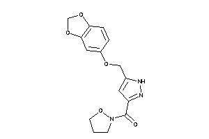 [5-(1,3-benzodioxol-5-yloxymethyl)-1H-pyrazol-3-yl]-isoxazolidin-2-yl-methanone