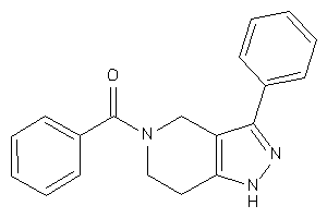 Phenyl-(3-phenyl-1,4,6,7-tetrahydropyrazolo[4,3-c]pyridin-5-yl)methanone