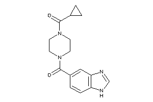 [4-(1H-benzimidazole-5-carbonyl)piperazino]-cyclopropyl-methanone