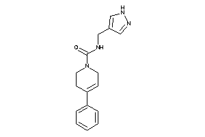 4-phenyl-N-(1H-pyrazol-4-ylmethyl)-3,6-dihydro-2H-pyridine-1-carboxamide