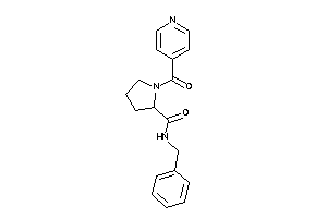 N-benzyl-1-isonicotinoyl-pyrrolidine-2-carboxamide