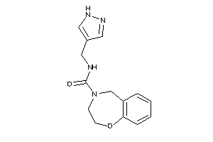 N-(1H-pyrazol-4-ylmethyl)-3,5-dihydro-2H-1,4-benzoxazepine-4-carboxamide