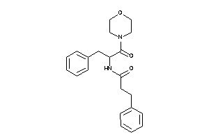N-(1-benzyl-2-keto-2-morpholino-ethyl)-3-phenyl-propionamide
