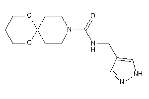 N-(1H-pyrazol-4-ylmethyl)-7,11-dioxa-3-azaspiro[5.5]undecane-3-carboxamide