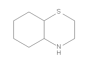 3,4,4a,5,6,7,8,8a-octahydro-2H-benzo[b][1,4]thiazine