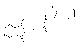 N-(2-keto-2-pyrrolidino-ethyl)-3-phthalimido-propionamide