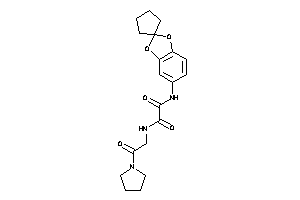 N-(2-keto-2-pyrrolidino-ethyl)-N'-spiro[1,3-benzodioxole-2,1'-cyclopentane]-5-yl-oxamide