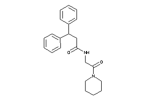 N-(2-keto-2-piperidino-ethyl)-3,3-diphenyl-propionamide