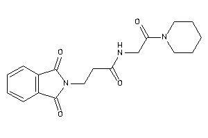 N-(2-keto-2-piperidino-ethyl)-3-phthalimido-propionamide