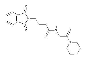 N-(2-keto-2-piperidino-ethyl)-4-phthalimido-butyramide