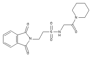 N-(2-keto-2-piperidino-ethyl)-2-phthalimido-ethanesulfonamide