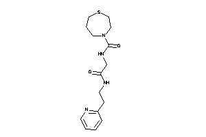 N-[2-keto-2-[2-(2-pyridyl)ethylamino]ethyl]-1,4-thiazepane-4-carboxamide