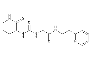 2-[(2-keto-3-piperidyl)carbamoylamino]-N-[2-(2-pyridyl)ethyl]acetamide