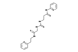 3-[[2-keto-2-[2-(2-pyridyl)ethylamino]ethyl]carbamoylamino]-N-(2-pyridyl)propionamide