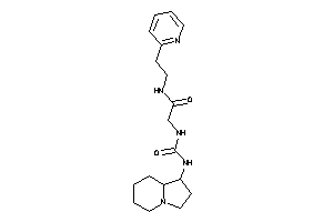 2-(indolizidin-1-ylcarbamoylamino)-N-[2-(2-pyridyl)ethyl]acetamide