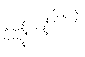 N-(2-keto-2-morpholino-ethyl)-3-phthalimido-propionamide