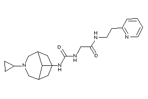 2-[(7-cyclopropyl-7-azabicyclo[3.3.1]nonan-9-yl)carbamoylamino]-N-[2-(2-pyridyl)ethyl]acetamide
