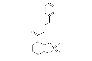 Image of 1-(6,6-diketo-2,3,4a,5,7,7a-hexahydrothieno[3,4-b][1,4]oxazin-4-yl)-4-phenyl-butan-1-one