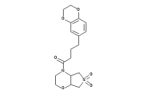 4-(2,3-dihydro-1,4-benzodioxin-6-yl)-1-(6,6-diketo-2,3,4a,5,7,7a-hexahydrothieno[3,4-b][1,4]oxazin-4-yl)butan-1-one