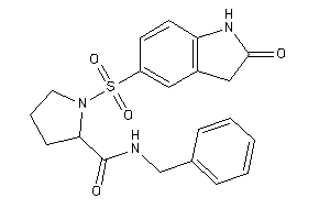 N-benzyl-1-(2-ketoindolin-5-yl)sulfonyl-pyrrolidine-2-carboxamide