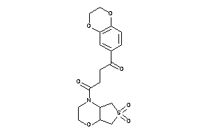 1-(2,3-dihydro-1,4-benzodioxin-6-yl)-4-(6,6-diketo-2,3,4a,5,7,7a-hexahydrothieno[3,4-b][1,4]oxazin-4-yl)butane-1,4-dione