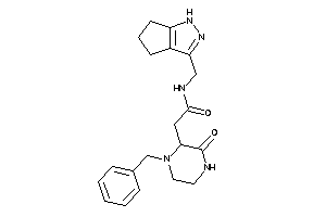 2-(1-benzyl-3-keto-piperazin-2-yl)-N-(1,4,5,6-tetrahydrocyclopenta[c]pyrazol-3-ylmethyl)acetamide