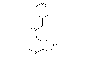 1-(6,6-diketo-2,3,4a,5,7,7a-hexahydrothieno[3,4-b][1,4]oxazin-4-yl)-2-phenyl-ethanone