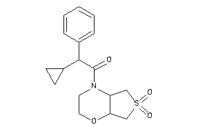 2-cyclopropyl-1-(6,6-diketo-2,3,4a,5,7,7a-hexahydrothieno[3,4-b][1,4]oxazin-4-yl)-2-phenyl-ethanone