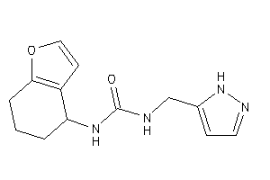 1-(1H-pyrazol-5-ylmethyl)-3-(4,5,6,7-tetrahydrobenzofuran-4-yl)urea