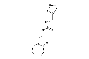 1-[2-(2-ketoazepan-1-yl)ethyl]-3-(1H-pyrazol-5-ylmethyl)urea