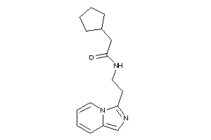 2-cyclopentyl-N-(2-imidazo[1,5-a]pyridin-3-ylethyl)acetamide