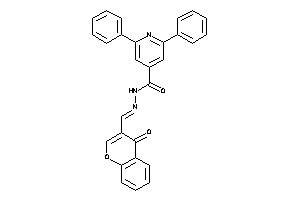 N-[(4-ketochromen-3-yl)methyleneamino]-2,6-diphenyl-isonicotinamide