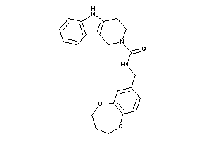 N-(3,4-dihydro-2H-1,5-benzodioxepin-7-ylmethyl)-1,3,4,5-tetrahydropyrido[4,3-b]indole-2-carboxamide