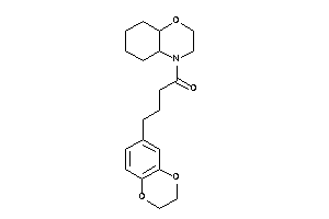 1-(2,3,4a,5,6,7,8,8a-octahydrobenzo[b][1,4]oxazin-4-yl)-4-(2,3-dihydro-1,4-benzodioxin-6-yl)butan-1-one