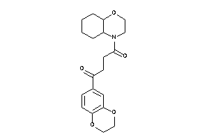 1-(2,3,4a,5,6,7,8,8a-octahydrobenzo[b][1,4]oxazin-4-yl)-4-(2,3-dihydro-1,4-benzodioxin-6-yl)butane-1,4-dione