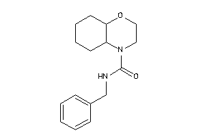 N-benzyl-2,3,4a,5,6,7,8,8a-octahydrobenzo[b][1,4]oxazine-4-carboxamide