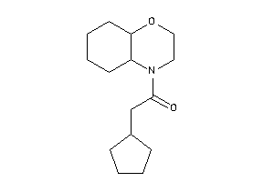 1-(2,3,4a,5,6,7,8,8a-octahydrobenzo[b][1,4]oxazin-4-yl)-2-cyclopentyl-ethanone