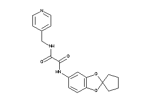 N-(4-pyridylmethyl)-N'-spiro[1,3-benzodioxole-2,1'-cyclopentane]-5-yl-oxamide