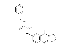 N'-(9-keto-2,3-dihydro-1H-pyrrolo[2,1-b]quinazolin-7-yl)-N-(4-pyridylmethyl)oxamide