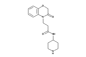 3-(3-keto-1,4-benzoxazin-4-yl)-N-(4-piperidyl)propionamide