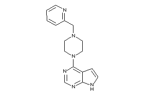 4-[4-(2-pyridylmethyl)piperazino]-7H-pyrrolo[2,3-d]pyrimidine