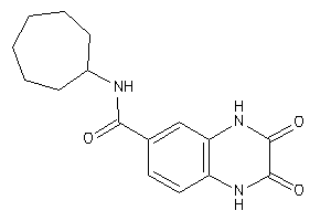 N-cycloheptyl-2,3-diketo-1,4-dihydroquinoxaline-6-carboxamide