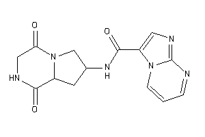 N-(1,4-diketo-2,3,6,7,8,8a-hexahydropyrrolo[1,2-a]pyrazin-7-yl)imidazo[1,2-a]pyrimidine-3-carboxamide