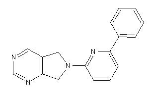 6-(6-phenyl-2-pyridyl)-5,7-dihydropyrrolo[3,4-d]pyrimidine