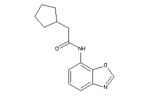 N-(1,3-benzoxazol-7-yl)-2-cyclopentyl-acetamide