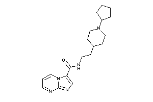 N-[2-(1-cyclopentyl-4-piperidyl)ethyl]imidazo[1,2-a]pyrimidine-3-carboxamide